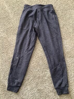 lululemon athletica blue grey joggers